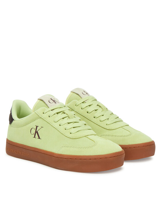 Calvin Klein Jeans Laisvalaikio batai Calvin Klein Jeans Classic Cupsole Mix In YW0YW01767 Balta