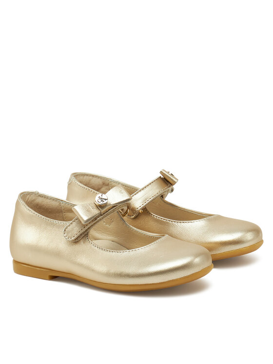 Calvin Klein Jeans Balerini Calvin Klein Jeans Ballerina V1A3-83040-0220 Auriu