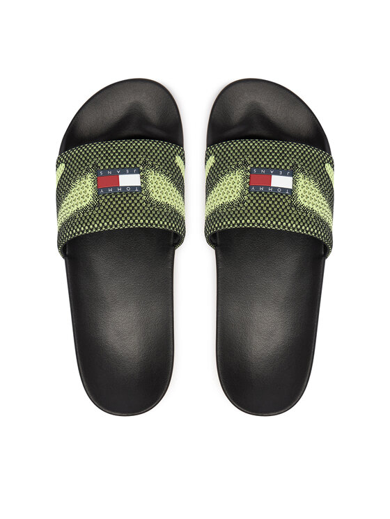 Tommy Jeans Iešļūcenes Tommy Jeans Tjm Summer Sandal 26 EM0EM01697 Zaļš