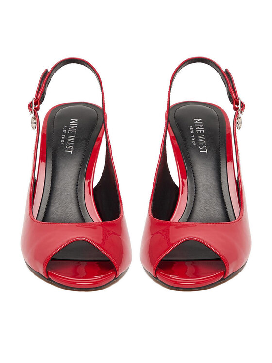 Nine West Sandały Nine West EO-TS6376-01 Czerwony ciemny