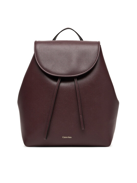 Calvin Klein Раница Calvin Klein Foil Logo Flap Backpack LV04F3297G Бордо