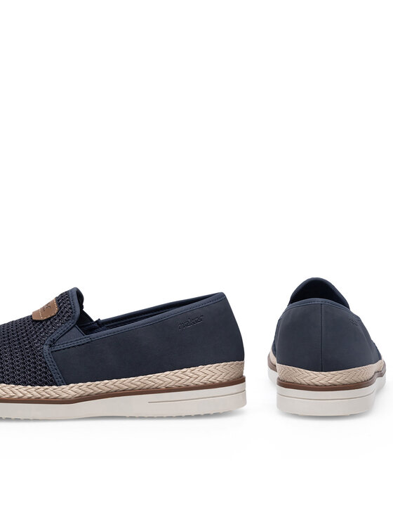 Rieker Espadryle Rieker B2366-14 Niebieski