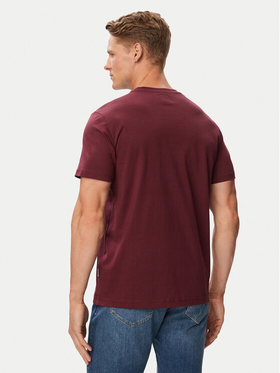 Beverly Hills Polo Club Beverly Hills Polo Club Футболка P-SS26M-TS41740FIG Бордовий Regular Fit