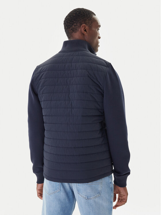 Hunter Hunter Átmeneti kabát Hume Baffle HARM0016251 Sötétkék Regular Fit