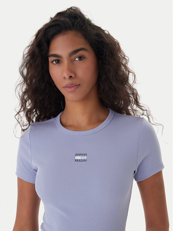 Tommy Jeans Tommy Jeans Camiseta Badge DW0DW17881 Azul Slim Fit