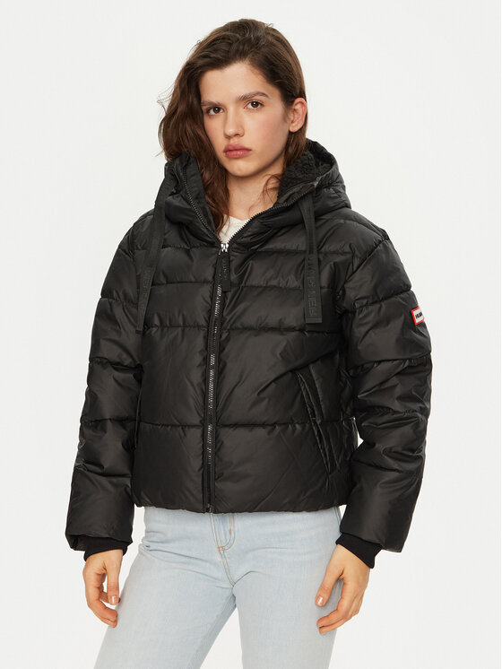 Hunter Hunter Зимова куртка Edine HARW1416242 Чорний Regular Fit