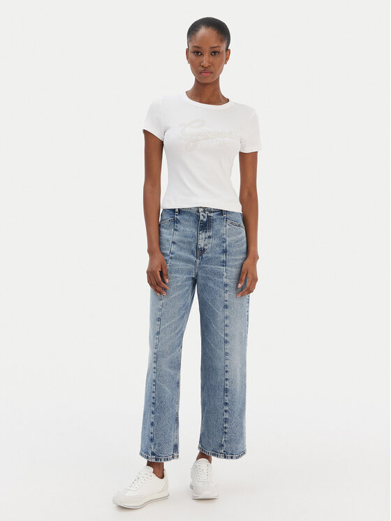 Guess Guess Футболка W6RI22 KA0H1 Білий Slim Fit