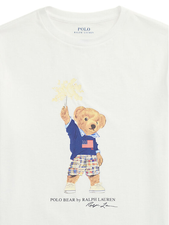 Polo Ralph Lauren Polo Ralph Lauren T-shirt 323979103002 Bianco Regular Fit