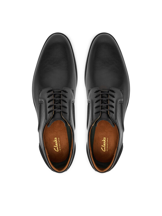 Clarks Туфлі Clarks CraftRemi Lace 26186387 Чорний