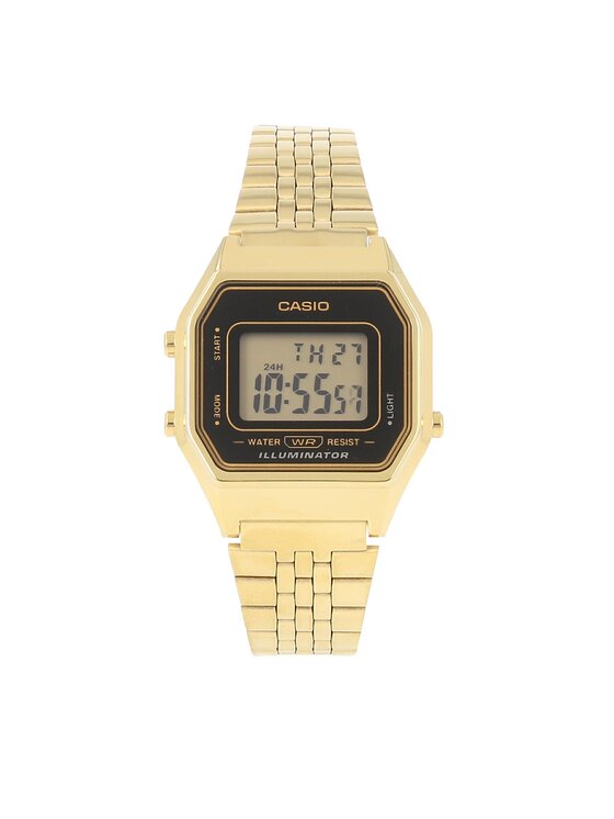 Casio Часовник Casio Casio Vintage Digital LA680WEGA-1ER Златист