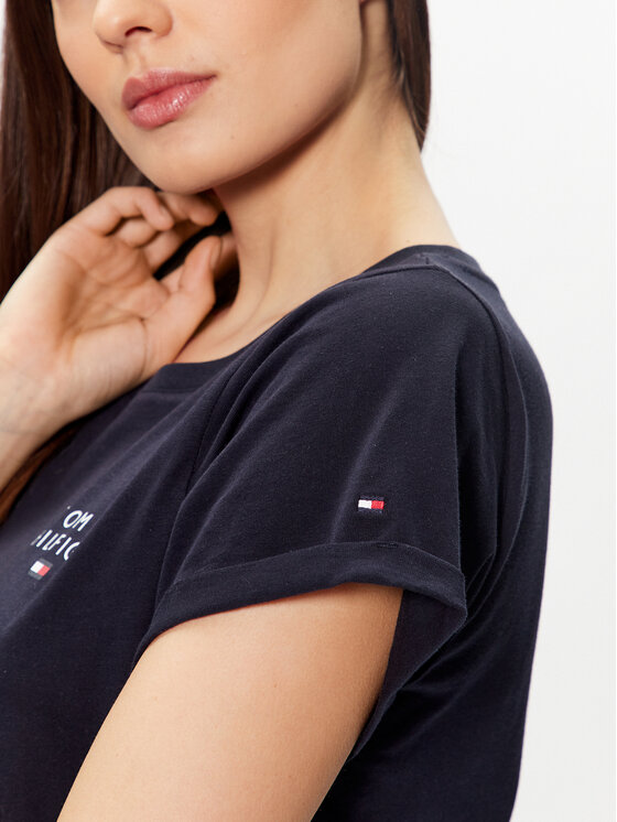 Tommy Hilfiger Tommy Hilfiger Marškinėliai UW0UW04525 Tamsiai mėlyna Relaxed Fit