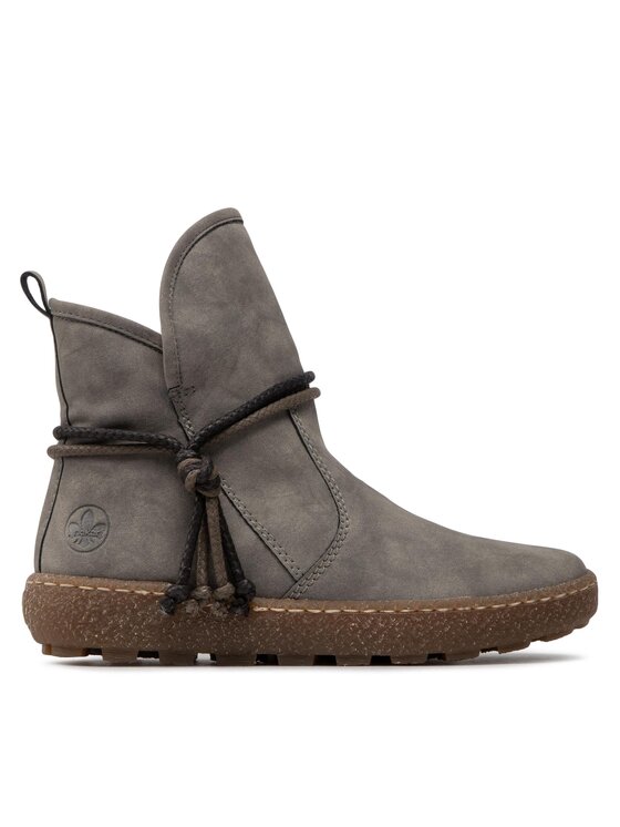Rieker Škornji Rieker N1070-40 Siva