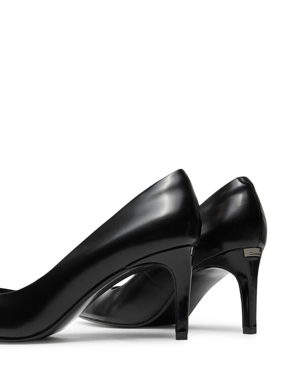 Calvin Klein Čevlji z visoko peto Calvin Klein Heel Pump 70 - Brush L HW0HW02446 Črna