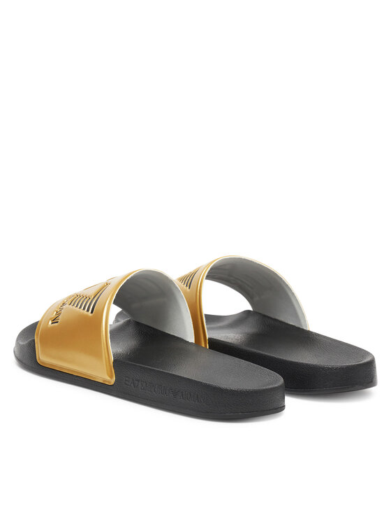 EA7 Emporio Armani Шльопанці EA7 Emporio Armani 7X000108 AF15118 MZ097 Золотий