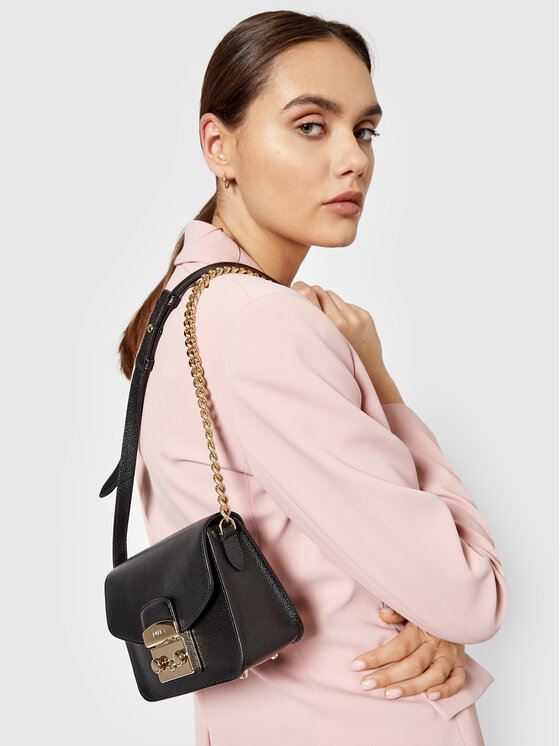 Furla Ročna torba Furla Metropolis WB00217-ARE000-O6000-1-007-20-BG Črna