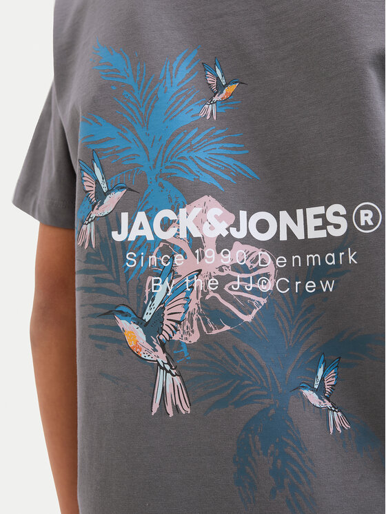 Jack & Jones Junior Jack & Jones Junior Футболка Hawaii 12269831 Сірий Regular Fit