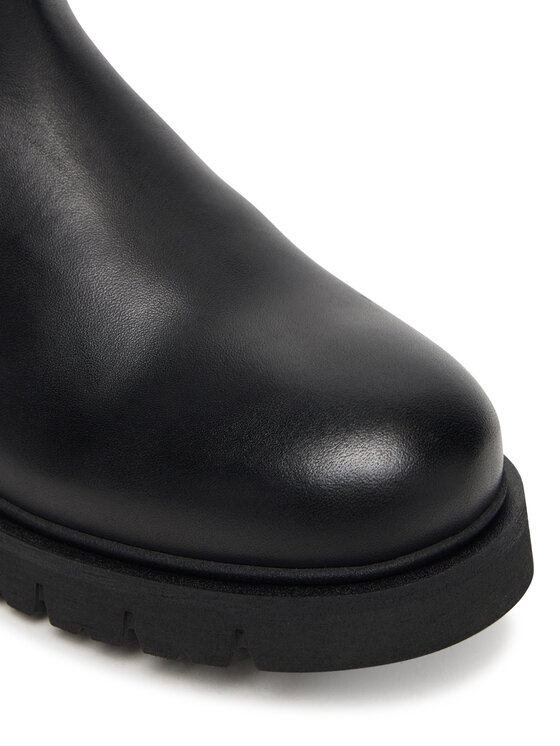 Tommy Jeans Zimske čizme Tommy Jeans Tjw Stretchy Long Shaft Boot EN0EN02828 Crna