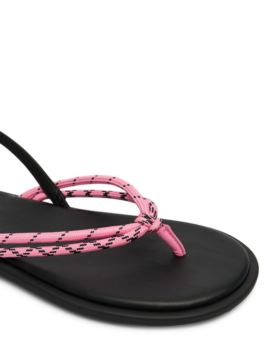 Tommy Jeans Sandales Tommy Jeans Tjw Casual Rope Sandal EN0EN02951 Rozā