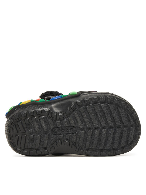 Crocs Klapki Crocs Classic Lined Holiday Lights Cgt 212027 Czarny