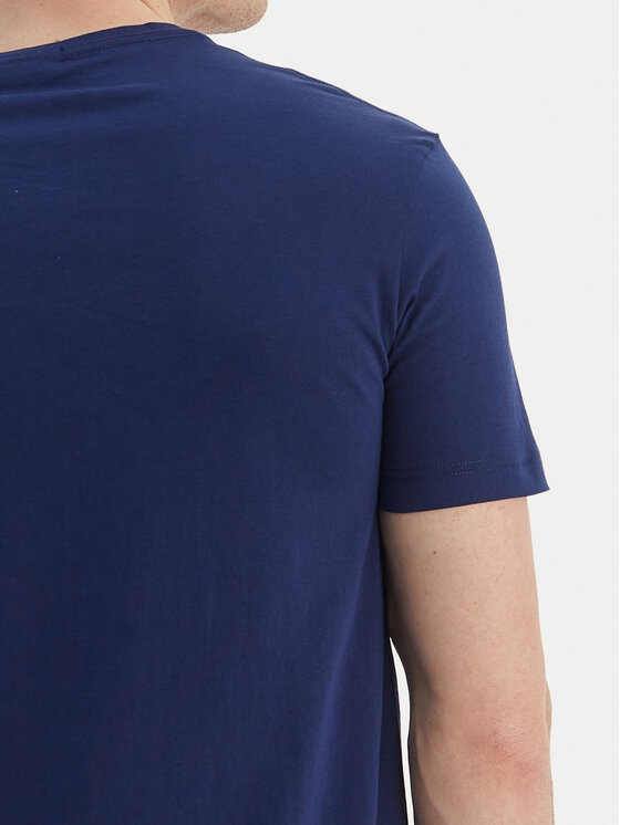 Gant Gant Majica Shield 2003184 Mornarsko modra Regular Fit