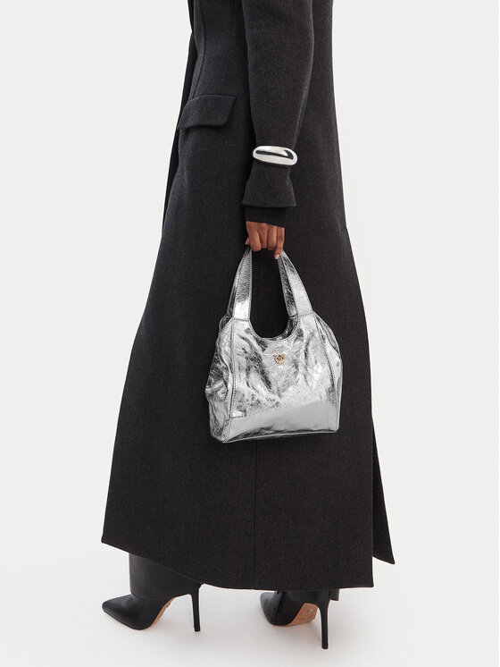 PINKO Сумка PINKO Tote Mini Bag AI 25-26 PLTT 104645 A2OT Срібний