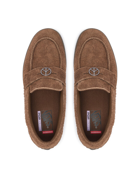 Vans Loafersy Vans Skate Loafer VN000Z3QFST1 Brązowy
