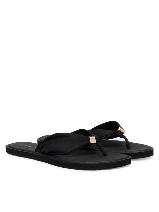Tommy Hilfiger Japonke Tommy Hilfiger Scandi Soft Summer Sandal FW0FW09421 Črna