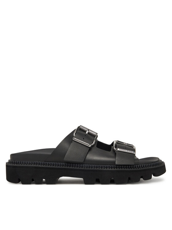 Tommy Jeans Šlepetės Tommy Jeans Double Strap Sandal EN0EN02753 Juoda