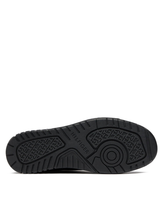 Tommy Hilfiger Sportcipők Tommy Hilfiger Th Basket Core Leather Ess FM0FM05040 Fekete