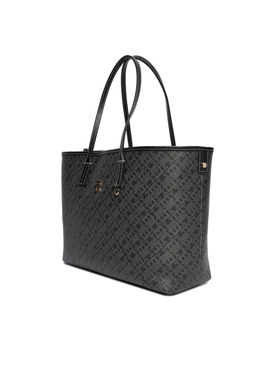Tommy Hilfiger Ročna torba Tommy Hilfiger Th Monoplay AW0AW17696 Črna