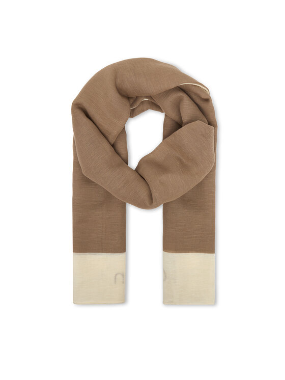 Calvin Klein Sál Calvin Klein Linen Blend Emblem Pareo Scarf LV04F9021G Bézs