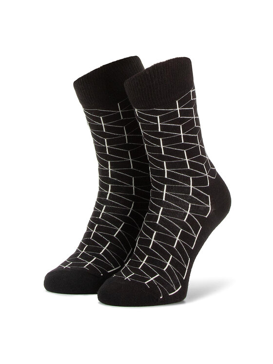 Happy Socks Довгі шкарпетки Happy Socks OP01-909 Чорний