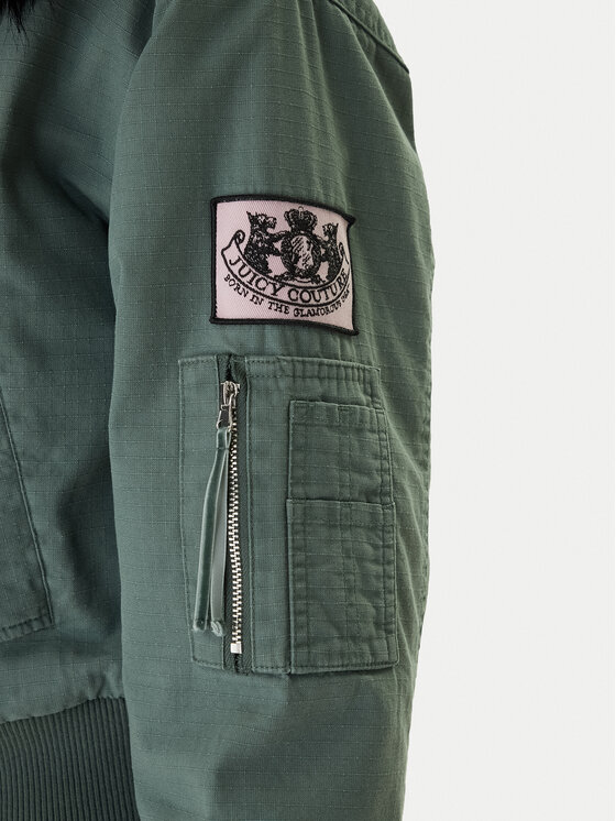 Juicy Couture Juicy Couture Bomber dzseki JCOIJ225553 Zöld Regular Fit