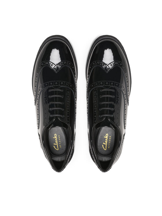 Clarks Оксфорди Clarks Havisham Oak 26178710 Чорний