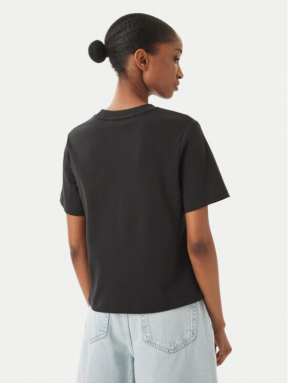 Tommy Hilfiger Tommy Hilfiger Camiseta WW0WW49646 Negro Boxy Fit