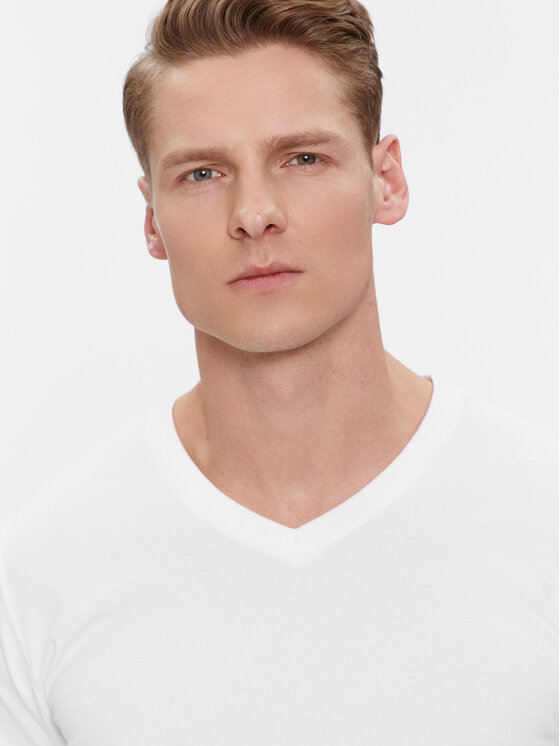 KARL LAGERFELD KARL LAGERFELD Póló szett 765001 500298 Fehér Slim Fit