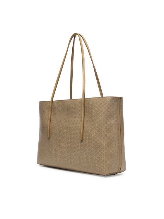Calvin Klein Borsetta Calvin Klein Emblem Aop Tote W/ Pouch LV04F3266G Beige