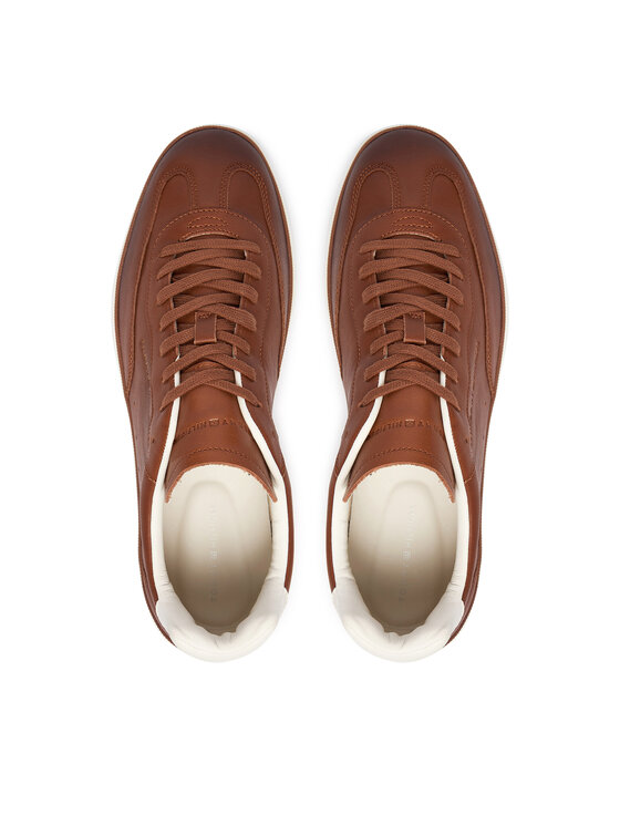 Tommy Hilfiger Sneakersy Tommy Hilfiger Th Lo Lux 1A2 Cognac FM0FM05870 Hnedá