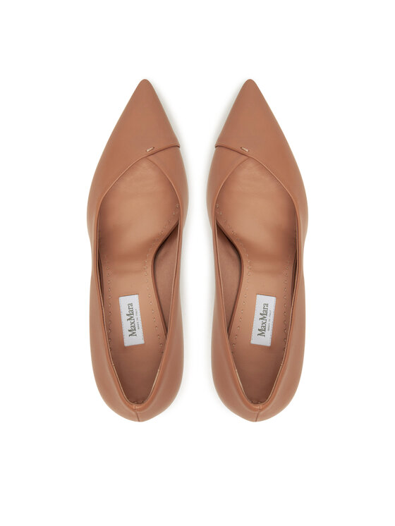 Max Mara Обувки на ток Max Mara Phyllis 2524526191600 Бежов