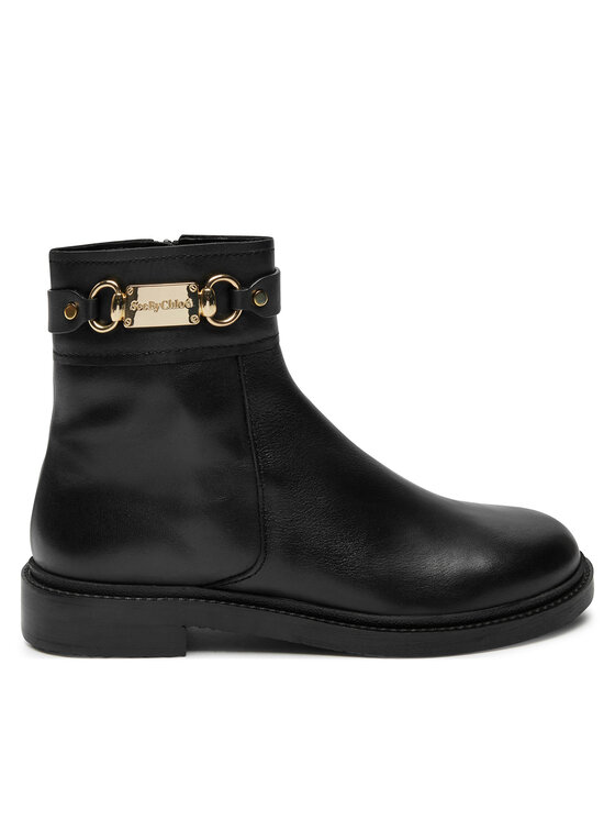 See By Chloé Polokozačky See By Chloé Signature SB43034A Černá