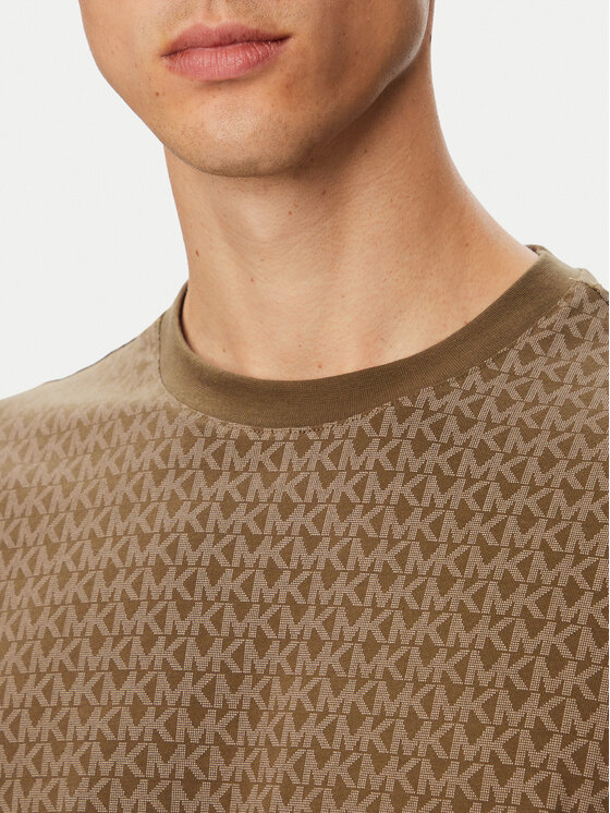 MICHAEL Michael Kors MICHAEL Michael Kors Camiseta CS5529A5KS Caqui Regular Fit