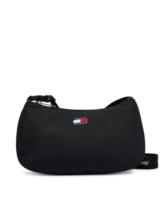 Tommy Jeans Дамска чанта Tommy Jeans Tjw Ess Daily Shoulder Bag AW0AW18768 Черен