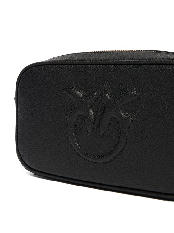 PINKO Torbica za okrog pasu﻿ PINKO Belt Bag Pelle Bottalata AI 25-26 PCPL 105354 A29Q Črna
