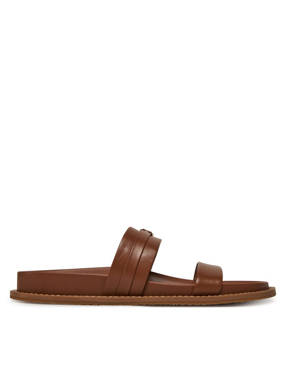 MICHAEL Michael Kors Natikači MICHAEL Michael Kors Mandy Flat Sandal 40S5MAFS2L Rjava