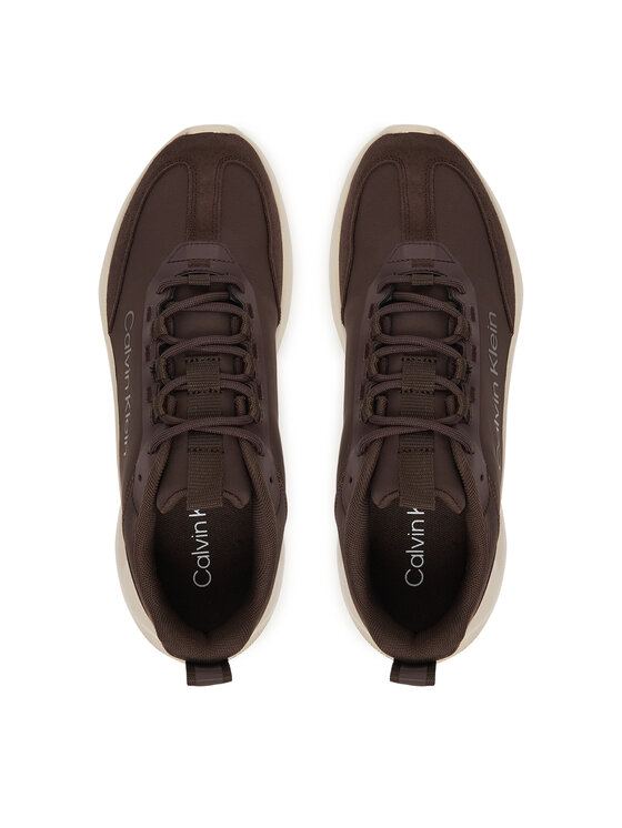 Calvin Klein Sneakersy Calvin Klein Light Eva Runner Nyl-Sue HW0HW03149 Hnědá