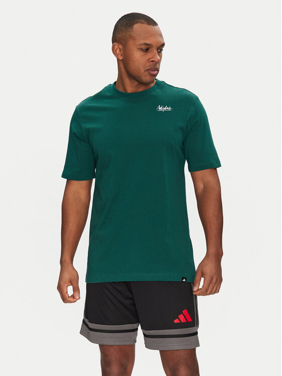 adidas adidas Футболка Lounge Still Life Bowl Graphic JJ3961 Зелений Regular Fit