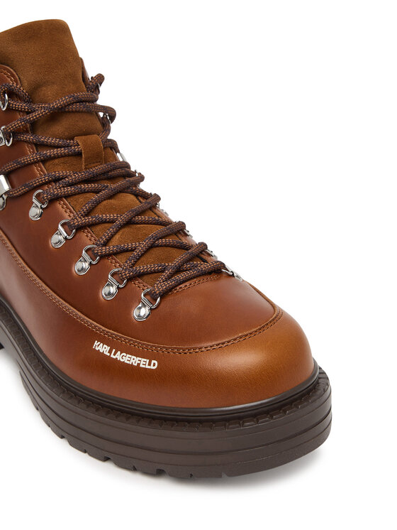 KARL LAGERFELD Μποτίνια KARL LAGERFELD Miles KL10246 Καφέ