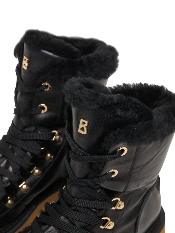 Bogner Šnurovacia obuv Bogner Saas Fee 1 A 22544153 Čierna