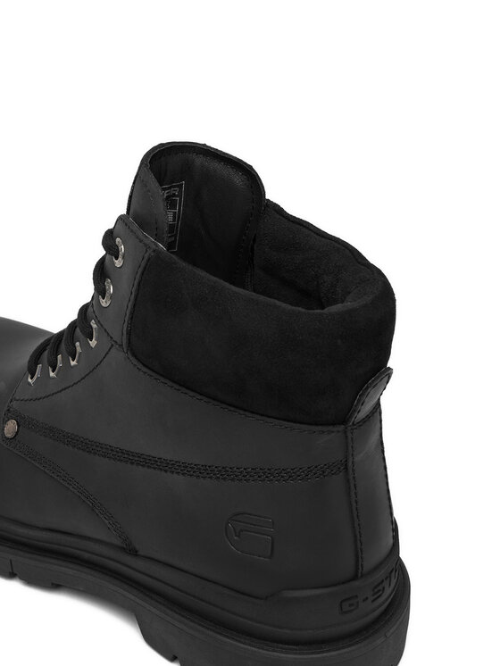G-Star Raw Šnurovacia obuv G-Star Raw CEO-BLAKE-02 MI08 Čierna