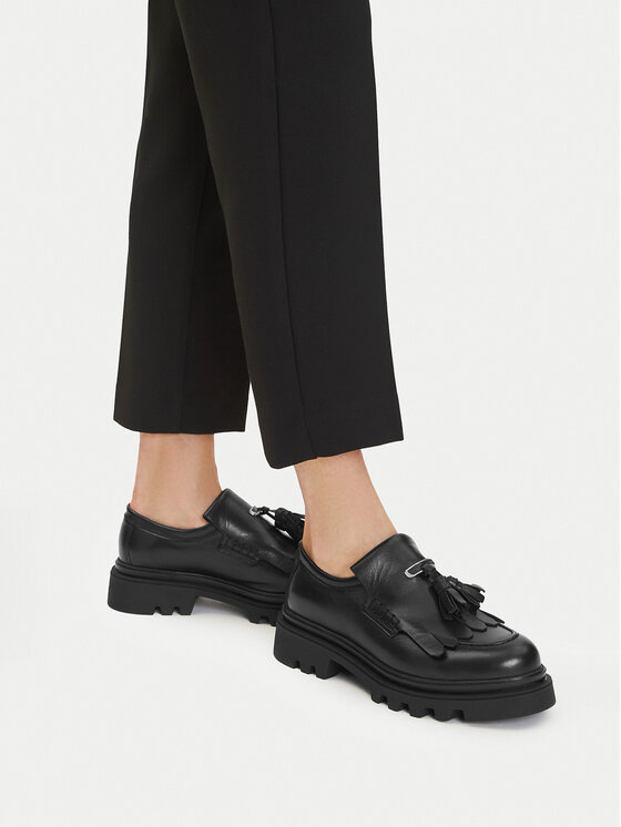 Badura Loafersy Badura EO-ATHENA-01 Černá